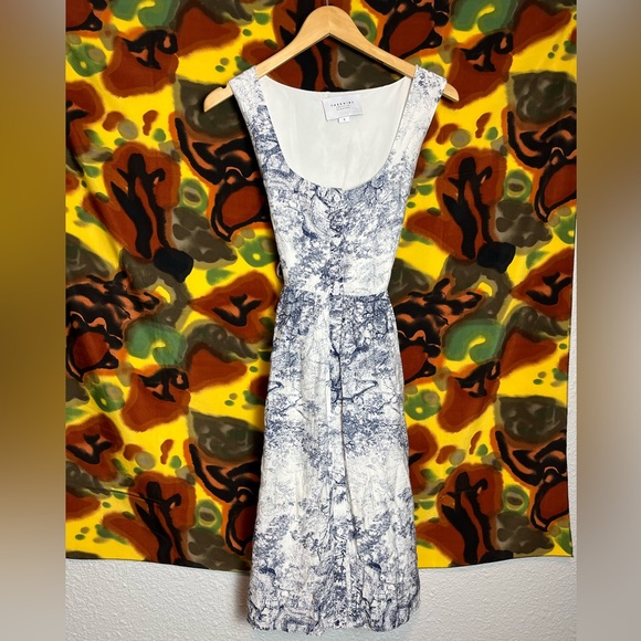 Rochelle Behrens The Shirt Blue Stephanie Dress Size S - Picture 2 of 12